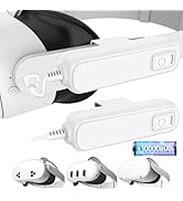 Battery Pack for Meta/Oculus Quest 3s/3/2, 2-Pack 5000mAh Power Bank for Extended VR Playtime, Li...
