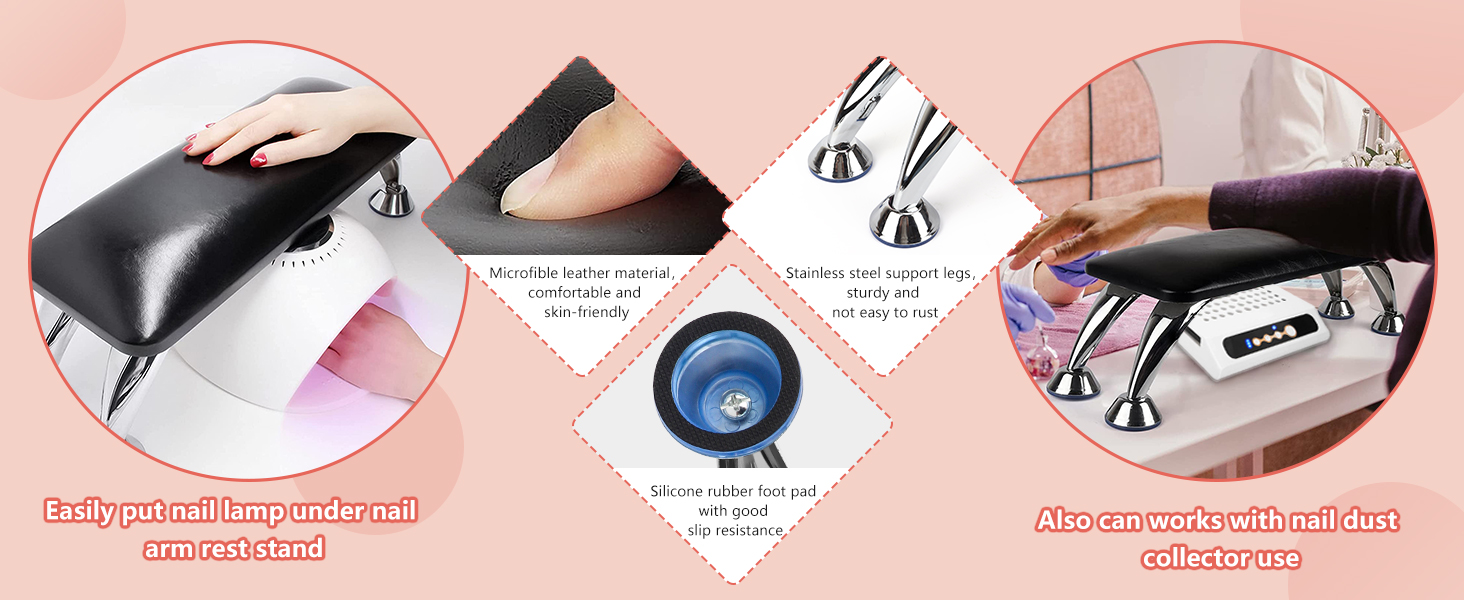 Nail Arm Rest for Acrylic Nails