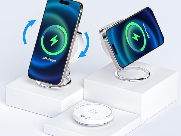 15W Fast Charge: 40% faster than 5W, quick full charge