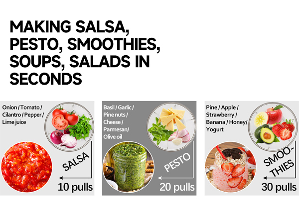  Manual Food Processor Vegetable Chopper