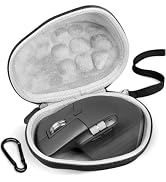 RISETECH Travel Mouse Case for Logitech MX Master 4/3S/3 Wireless Mouse | Hard EVA Shell, Soft Ve...