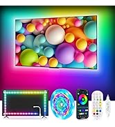 MORIACC LED Lights for TV, ICRGB TV LED Backlight for 55-70 inch TVs, Smart LED Strip Lights for ...