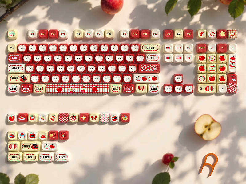 RED keycaps