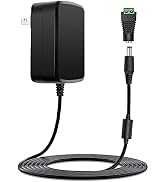 TKDY 24V LED Strip Lights Power Supply, AC 100V~240V to 24Vdc 1.5A 1A AC Adapter Charger Cord for...