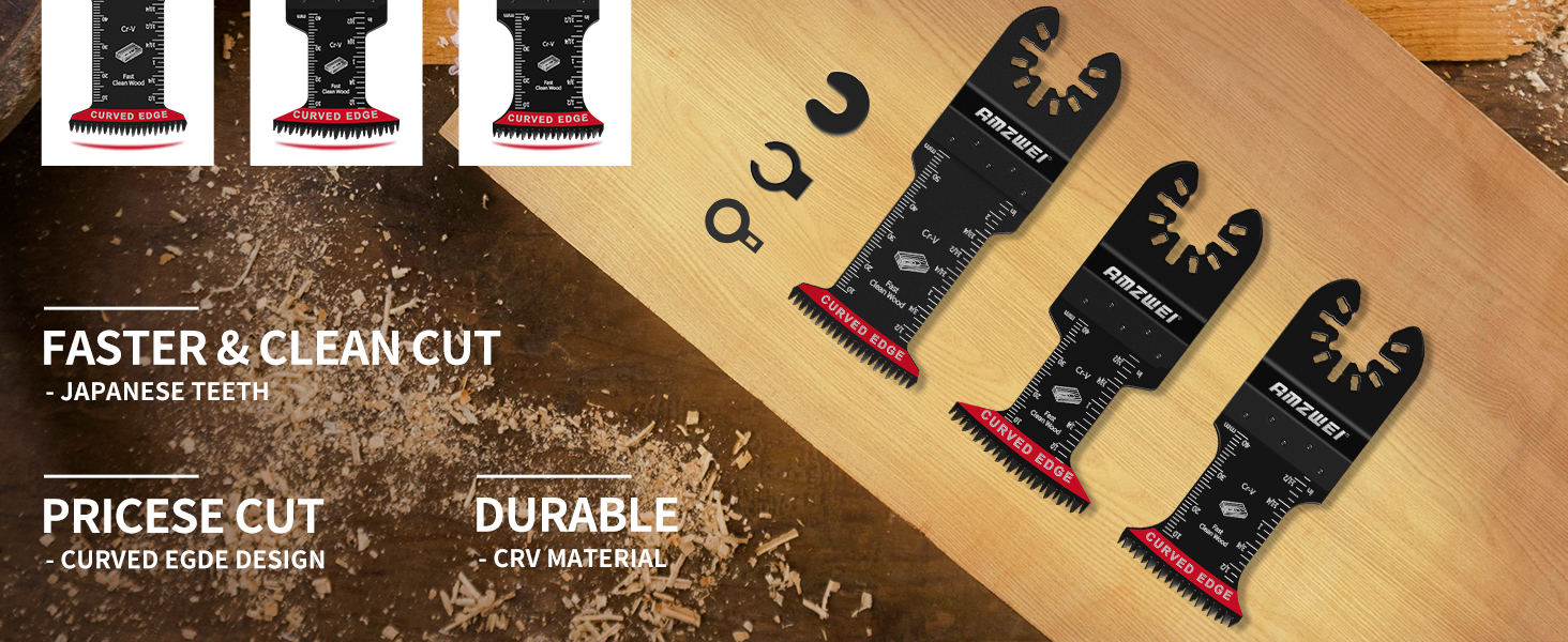 CRV oscillating multi tool blades