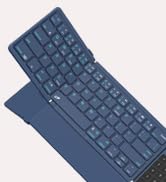 Nillkin Foldable Travel Keyboard with Touchpad &amp; Number Pad, Bluetooth Wireless Portable Folding ...