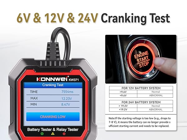 Battery Tester &amp; Relay Tester 2 IN 1