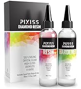 Epoxy Resin Crystal Clear Casting Resin for Epoxy and Resin Art | Pixiss Brand Easy Mix 1:1 (8-Ou...