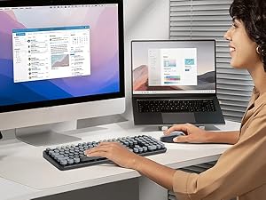 black typewriter keyboard and mouse wireless 