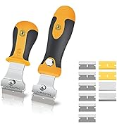 Multi-Purpose Razor Blade Scraper | Razor Scraper Set w/ 10pcs Extra Blades Cleaning Scraper Tool...