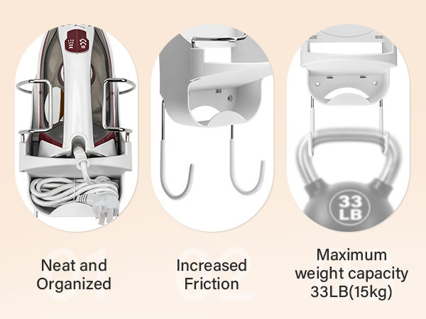 ironing board holder hanger iron Ironing Board Holder Wall Mount Hanger wall mount and