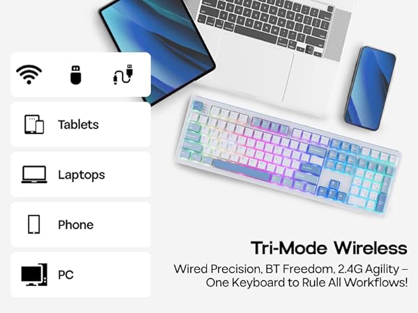 TH108 Wireless Gaming Keyboard