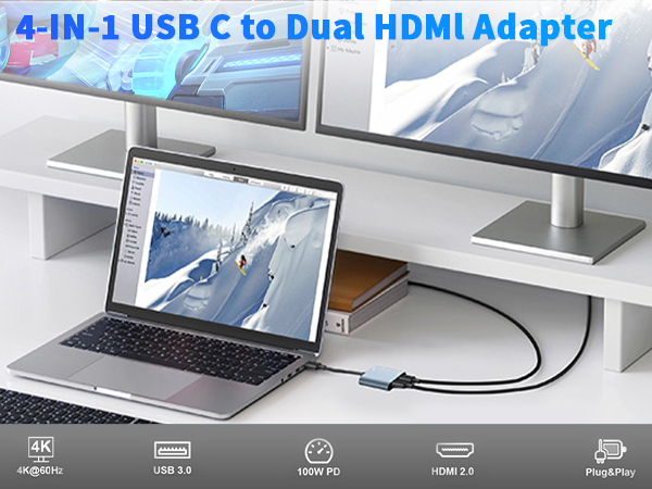 hdmi splitter extended display