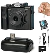Keychian Camera, Mini Retro Camera, 1080P Digital Camera with 1.3 inch Screen, Vintage Nostalgic ...
