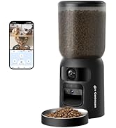 Centvicam 5G WiFi Automatic Cat Feeder with Two Camera: Automatic Pet Feeder with Laser Pointer, ...