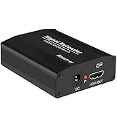 LornCeng HDMI Extender Receiver Over IP, 1080@60Hz 170M/558ft Over Ethernet Cat5e/6, HDMI Balun S...