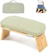 Estleys Meditation Bench, Bamboo Meditation Stool, Folding Kneeling Meditation Bench, Seiza Praye...