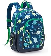 mommore Kids Backpack for Kindergarten Water Resistant Preschool Backpack Dinosaur Boys Bookbag A...