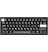 GMK61 60% Mechanical Keyboard,Triple Mode BT5.0/Wired/2.4GHz Wireless Keyboard with PBT Keycaps R...