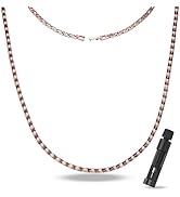 MagEnergy Copper Magnetic Necklace for Men Women,99.99% Pure Copper Necklace with 3500 Gauss Ultr...