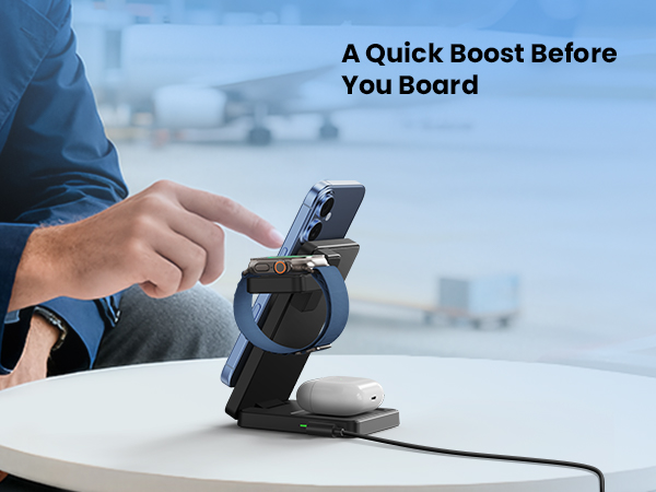 Magnetic Wireless Charger Stand for iPhone