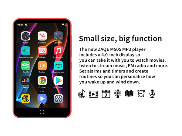 80GB MP3 Player with Bluetooth and WiFi