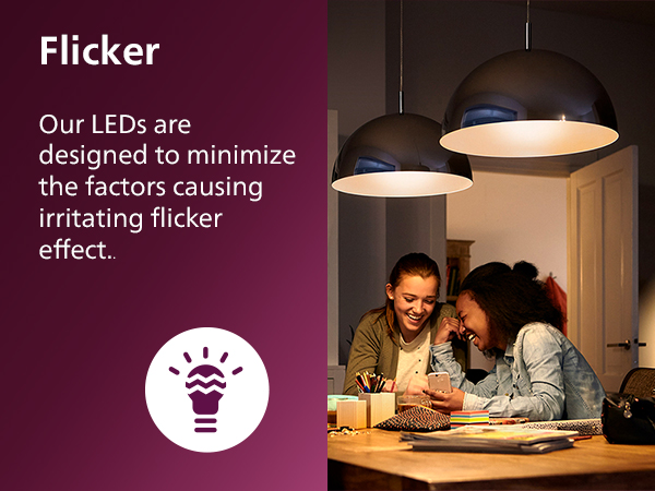 Philips; LED; EyeComfort; flicker free; no glare; CRI; 