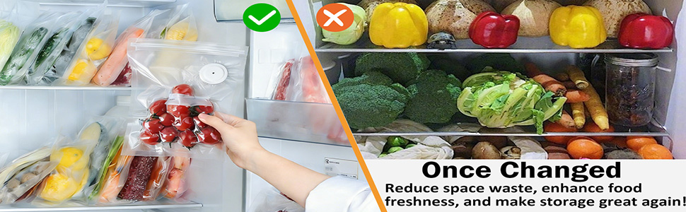 Reusable Vacuum Sealer Bags for Food