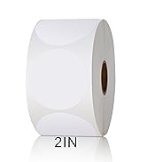 Hoewina 1000 Pcs White Dot Stickers, 2