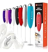 Milk Frother, Coffee Frother, Whisk, Upgraded Motor Electric Whisk Durable Low Noise Mini Drink M...