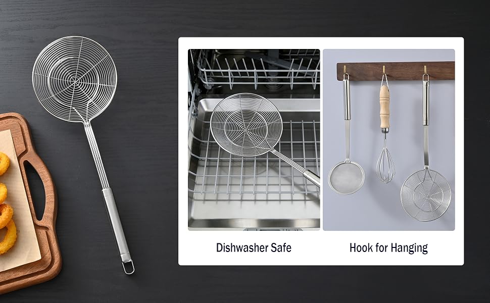 Dishwasher Safe Spider Strainer