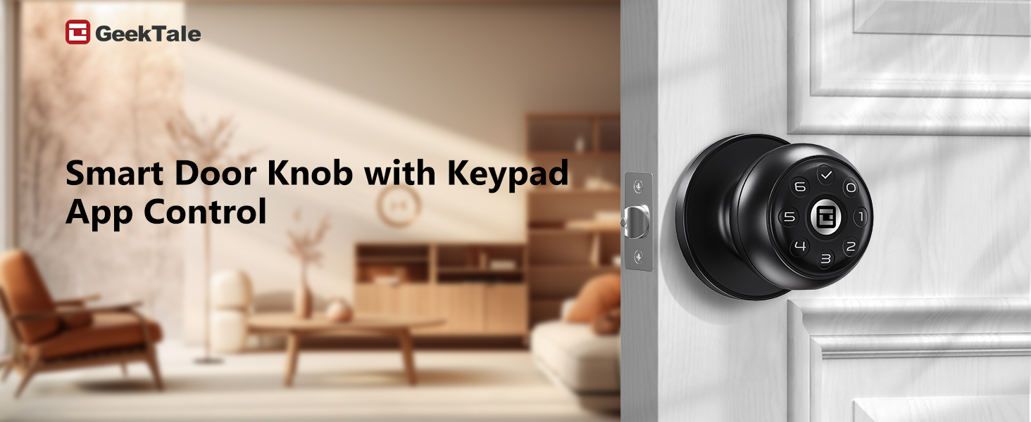 smart door lock with keypad