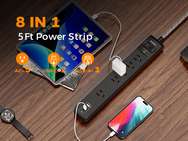 5ft power strip