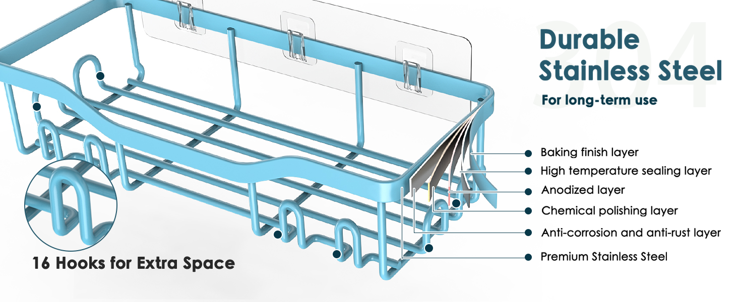 bathroom shower organizer