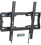 Pipishell UL Listed Tilt TV Wall Mount Bracket Low Profile for Most 23-55 Inch LED LCD OLED 4K Fl...