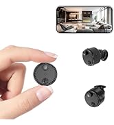 VIDCASTIVE Mini Spy Hidden Camera 4K Wireless WiFi Small Nanny Cam Portable Indoor Secret Tiny Vi...