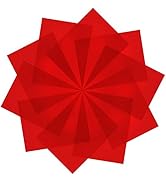 10 Pieces Christmas Gel Filter - Transparent Color Red Correction Lighting Gel Filter 8.5 x 11-In...