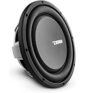 DS18 PSW10.2D 10" Shallow Mount Subwoofer 1000 Watts Max Power 500 Watts RMS Dual Voice Coil 2+2 ...
