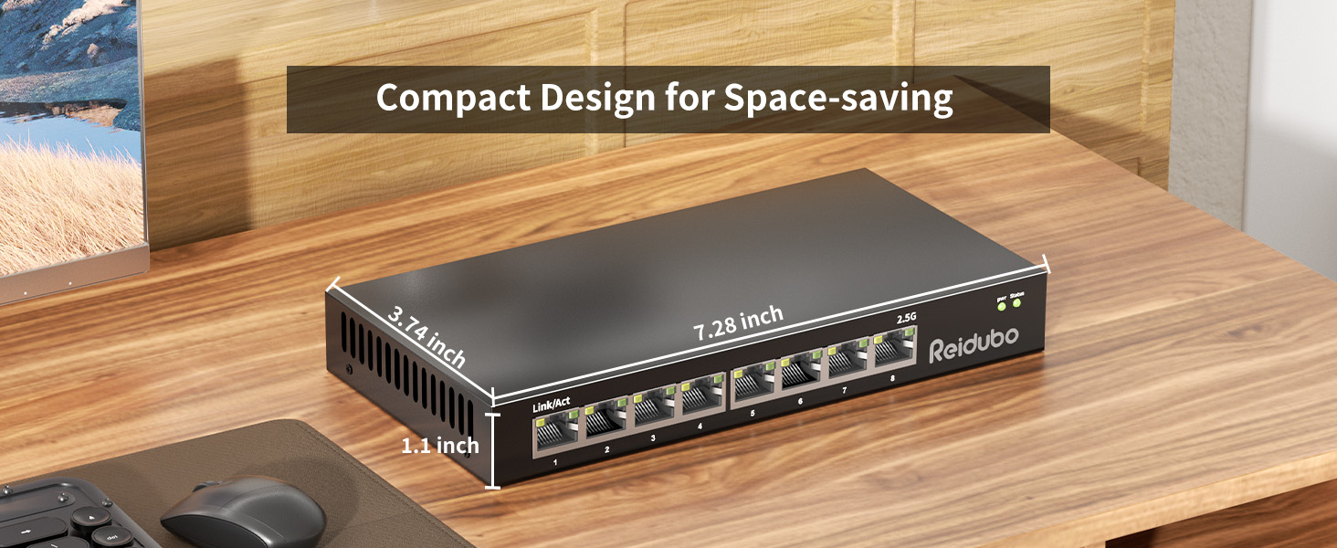 2.5gb switch 8 ports