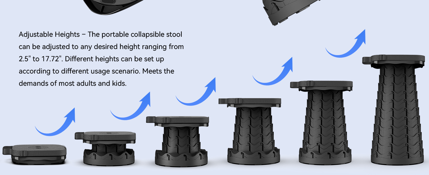 Telescoping Camping Stool