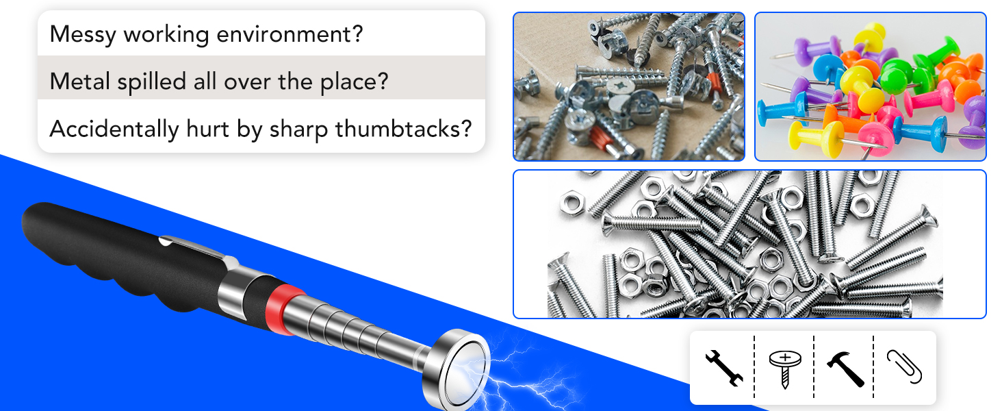 telescopic deformation metal rod