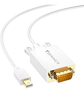 FOINNEX Mini DisplayPort to VGA Cable, Mini DP to VGA Cable (Thunderbolt 2) Compatible with MacBo...