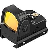MOSANDON Mini Red Dot Reflex Sight,Brightness Adjustable 3 MOA LED Red Dot Sight Scope, Multi Coa...
