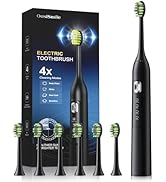 Sonic Electric Toothbrush for Adults: 42,000 VPM Deep Clean for Sensitive Teeth, Rechargeable Too...