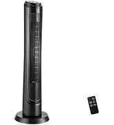 ARLIME Tower Fan, 40 Inch Oscillating Fan with Remote Control, 3 Speed &amp; 4 Mode, Bladeless Design...