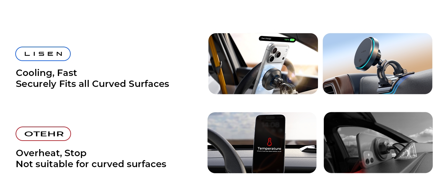 Qi2.2 magsafe car mount charger