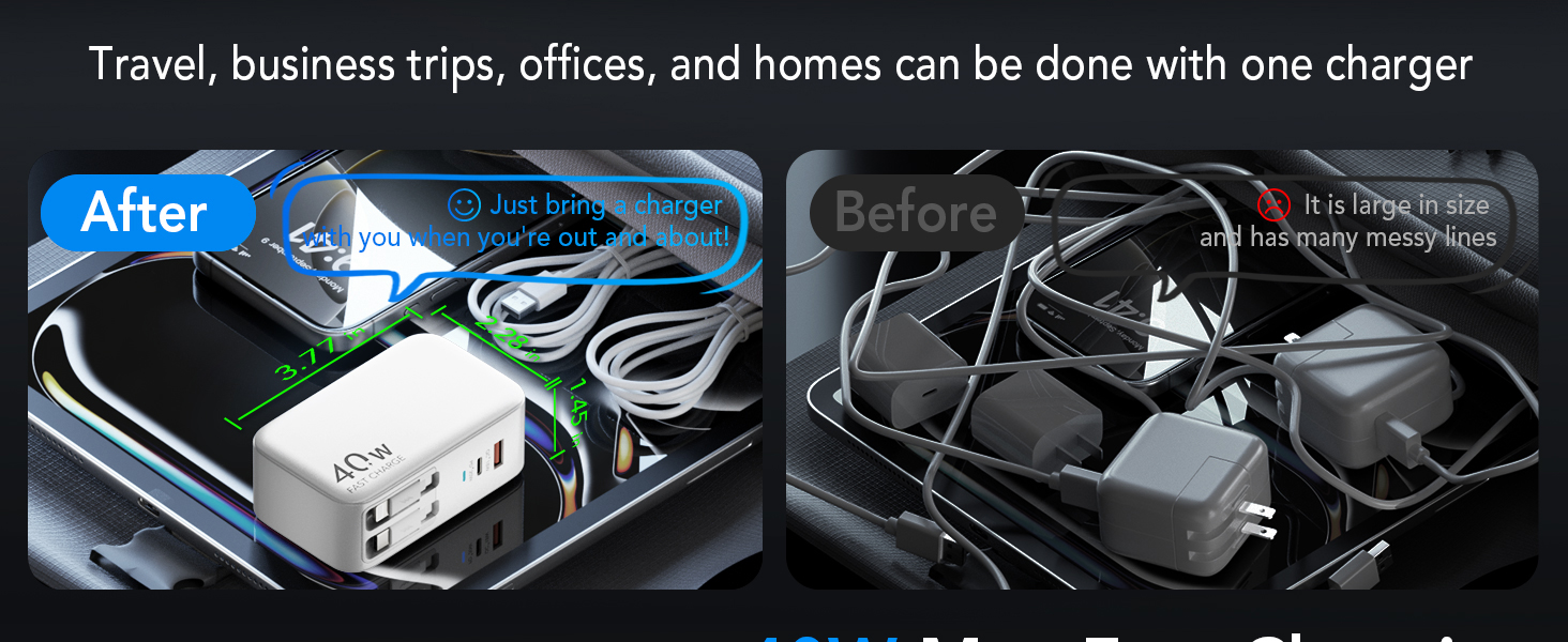 usb charger block multiple ports