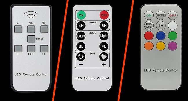 Remote Timer tea lights