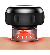 5-in-1 Smart Dynamic Cupping Therapy Massager Set, 12 Levels Heat &amp; Suction Cupping Kit for Massa...