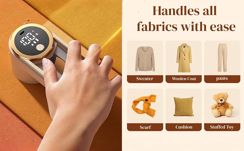 Portable Rechargeable Fabric Shaver